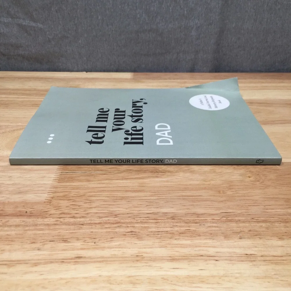 Tell‎ Me Your Life Story, DAD Guided Journal Memory Keepsake Book